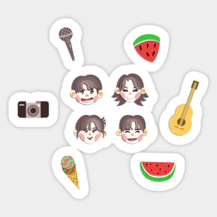 Fanart twinkling watermelon ver 2 Sticker